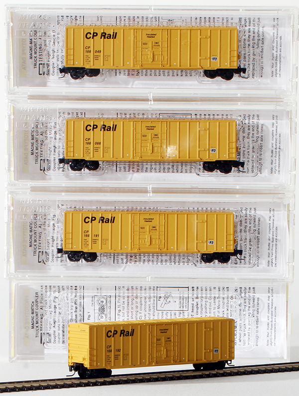 Consignment MT994-00-022 - Micro-Trains Canadian 50 Boxcar 4-Piece Set of the Canadian Pacific Railway