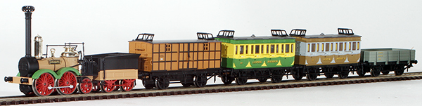 Consignment PI58105 - Piko Saxonia Locomotive and 4 Cars Set of the Royal Saxon State Railways