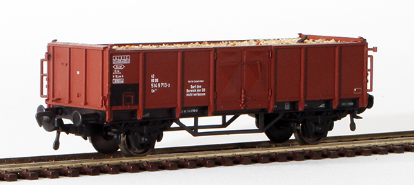 Consignment PI6410 - Piko German High Side Gondola with Wood Chips Load of the DB