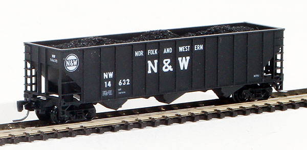 Consignment PZ14632 - Pennzee American 100 Ton 3-Bay Hopper of the Norfolk and Western Railway