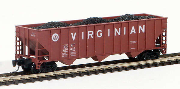 Consignment PZ216243 - Pennzee American 100 Ton 3-Bay Hopper of the Virginian Railway 