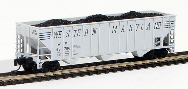 Consignment PZ63706 - Pennzee American 100 Ton 3-Bay Hopper of the Western Maryland Railway