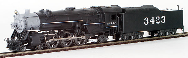 Consignment RI5407 - Rivarossi American 4-6-2 Heavy Pacific Steam Locomotive and Tender #3423 of the Atchison Topeka and Santa Fe Railway