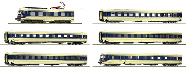 Consignment RO43053-54 - Austrian Railcar Set TRANSALPIN of the OBB 6-Car Set