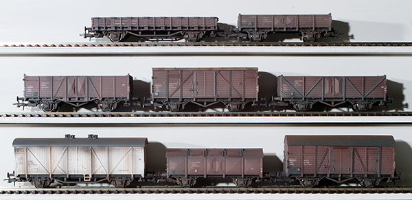 Consignment RO44006 - Roco Austrian 8-Piece Freight Car Set of the OBB