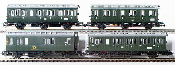 Consignment RO44056 - Roco German Set of Four Passenger Coaches of the DB