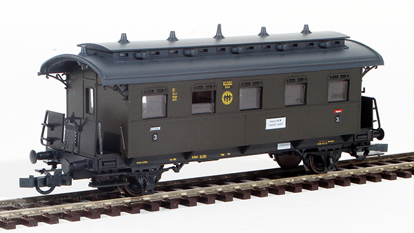 Consignment RO44235 - Roco German 3rd Class Passenger Car of the DRG