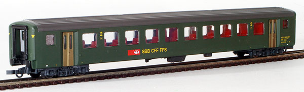 Consignment RO44324 - Roco Swiss 2nd Class Open Coach of the SBB/CFF/FFS