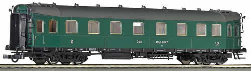 Consignment RO45653 - Roco 45653 - 1st/2nd class express train wagon Hecht (Pike), CSD