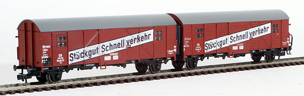Consignment RO46121 - Roco German Stuckgut Schnellverkehr Double Box Car of the DB