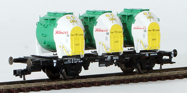 Consignment RO46526 - Roco German Knorr Container Carrier of the DB
