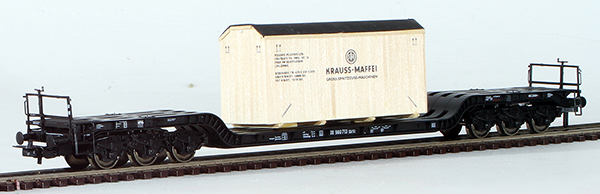 Consignment RO47740 - Roco German Freight Car with Krauss Maffei Load