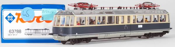 Consignment RO63788 - Roco 63788 ET 91 01 Glass Train in Blue/Beige Livery
