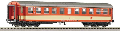 Consignment RO64264 - Roco 64264 - Austrian 2nd class passenger coach of the OBB