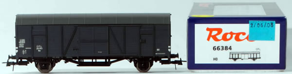 Consignment RO66384 - Roco 66384 Luxembourg 2 Axle Boxcar of the CFL