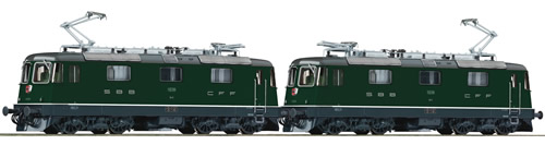 Consignment RO72419 - Roco 72419 - Swiss Double Traction Electric Locomotive Re 4/4 of the SBB (DCC Sound Decoder)