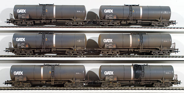 Consignment RO75972 - Roco 6-Piece (Weathered) Tank Car Set of the GATX