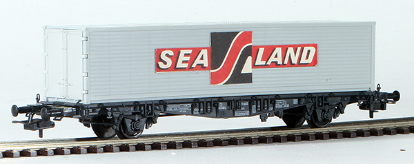 Consignment ROWA2011 - Rowa German Flat Wagon with Sea/Land Ships Container of the DB
