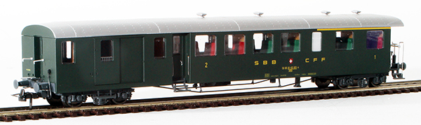 Consignment RT31413 - RailTop-Modell Swiss Composite 1st/2nd Class Passenger Car of the SBB/CFF
