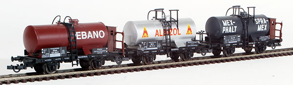 Consignment SM14101 - Sachsenmodelle German 3-Piece Tank Car Set of the DRG