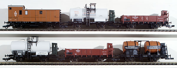 Consignment SM14104 - Sachsenmodelle German 6-Piece Freight Car Set of the K.Sachs.Sts.E.B.