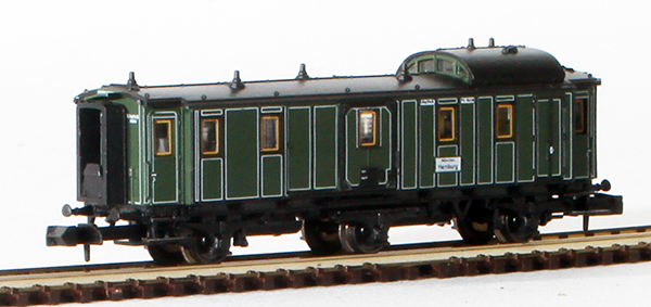 Consignment TR13162 - Trix German Baggage Car of the Royal Bavarian State Railways 