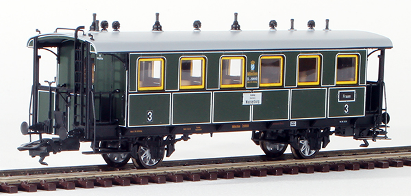 Consignment TR23226 - Trix German 3rd Class Passenger Car of the Royal Bavarian State Railways