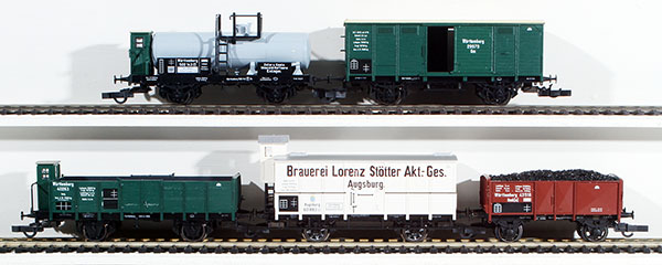 Consignment TR23952 - Trix German 5-Piece Freight Car Set of the K.W.St.E.