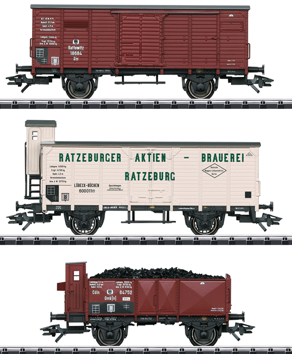 Consignment TR24148 - Trix 24148 - German Freight Car Set of the  KPEV, Ep. I