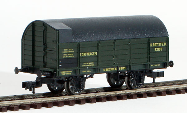 Consignment TR24303 - Trix German Peat Transport Car of the K.Bay.Sts.B.