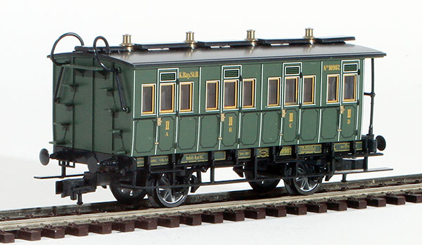 Consignment TR43982-1 - Trix German 2nd Class Passenger Car of the K.Bay.Sts.B.