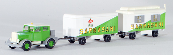 Consignment WI29853 - Wiking Hanomag with Two Circus Trailers