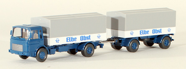 Consignment WI424-E - Wiking Elbe Obst Truck and Trailer