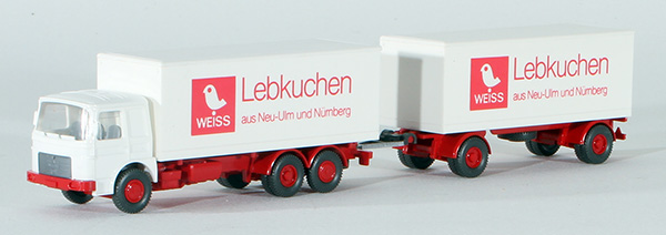 Consignment WI471 - Wiking Lebkuchen Truck and Trailer