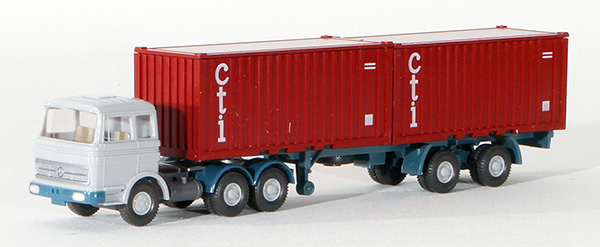 Consignment WI52-S - Wiking Steel Container Tractor Trailer
