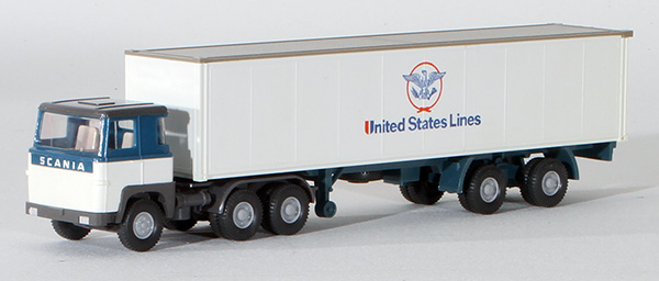 Consignment WI520 - Wiking United States Lines Container Truck