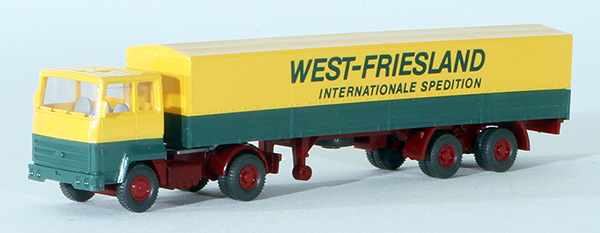 Consignment WI530 - Wiking West-Friesland Ford with Long Platform Trailer