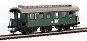 Fleischmann German 2nd Class Passenger Car with Luggage Compartment of the DB