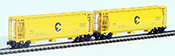 Full Throttle American 2-Piece Cylindrical Hopper Set of the Baltimore and Ohio Railroad 
