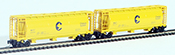 Full Throttle American 2-Piece Cylindrical Hopper Set of the Baltimore and Ohio Railroad