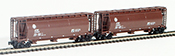 Full Throttle American 2-Piece Cylindrical Hopper Set of the Atchison, Topeka and San Francisco Railroad
