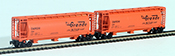 Full Throttle American 2-Piece Cylindrical Hopper Set of the Denver & Rio Grande Western Railroad