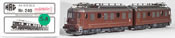 HAG 240 2pc Swiss Electric Rail Car Set Ae 8/8 of the BLS