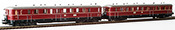 Liliput German 2-Piece Diesel Railcar VT 25 / VS 145 of the DB