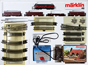 Marklin Freight Train Starter Set with K-Track and Transformer 