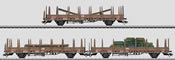 Marklin 46922 - DSB Stake 3-Car Set w/Ship Parts Load (L)