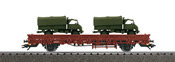 Marklin 46958 - German Federal Army: Transport by Rail for 2 Unimog Light Weight Trucks