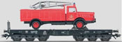 Marklin 48671 - (SALE) FLAT CAR W/FIRE TRUCK DB (EX) 04