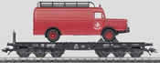 Marklin 48755 - DB Flat Car with Heavy Truck Load