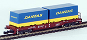 Marklin German Danzas Container Car of the DB